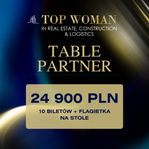 Table Partner - 10 Biletów + flagietka na stole